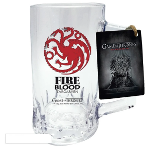 Game Of Thrones Targaryen Fire & Blood Beer Glass