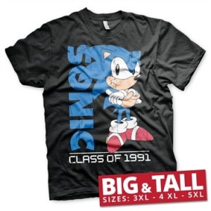 Sonic The Hedgehog - Class Of 1991 Big & Tall T-Shirt, T-Shirt