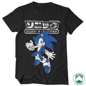 Sonic The Hedgehog Japanese Logo Organic Tee, T-Shirt