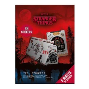 Stranger Things - Upside Down Battle - Tech Stickers Pack