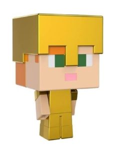 Minecraft Mini Figures blind box Gold Armor Alex