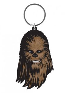 Star Wars Chewbacca rubber keychain 6 cm