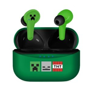 MINECRAFT Hörlurar Grön In-Ear TWS
